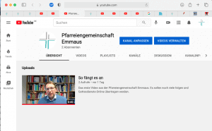 Youtube Kanal Pfarreiengemeinschaft